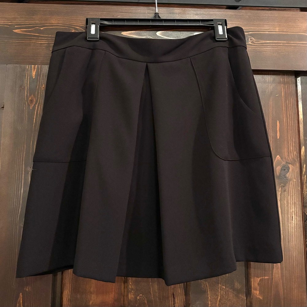 CeCe by Cynthia Steffe Classic Black A-Line Skirt 12